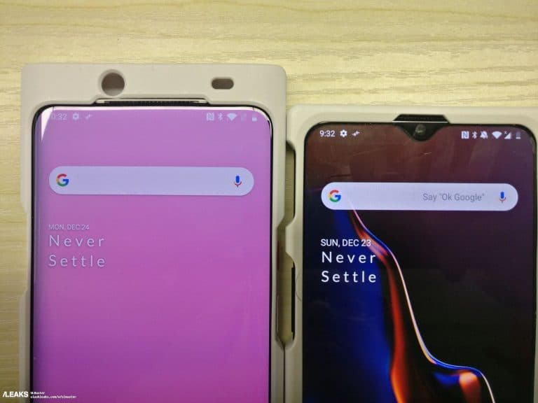 Prima immagine del OnePlus 7: la fotocamera è a scomparsa
