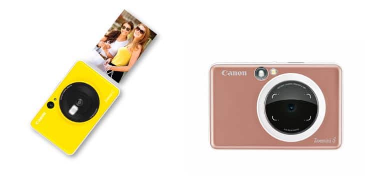 Canon Zoemini S e Zoemini C sono le instant camera che scattano e stampano foto