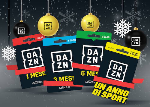 DAZN: la magia dello sport arriva sotto l'albero di Natale