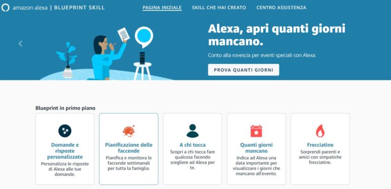 Alexa: come creare le proprie Skill personalizzate in pochi minuti