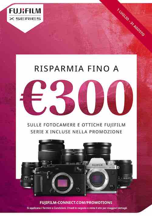 Fujifilm Cashback e Instant Rebate Estate 2020 disponibile fino ad agosto
