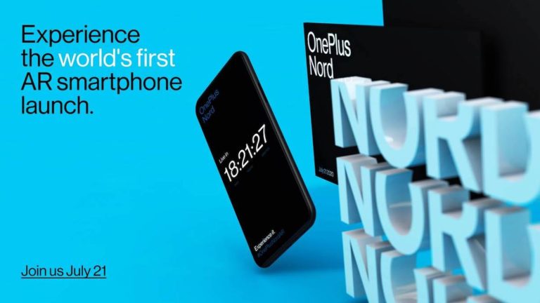 OnePlus Nord sarà presentato in AR: come assistere allo show