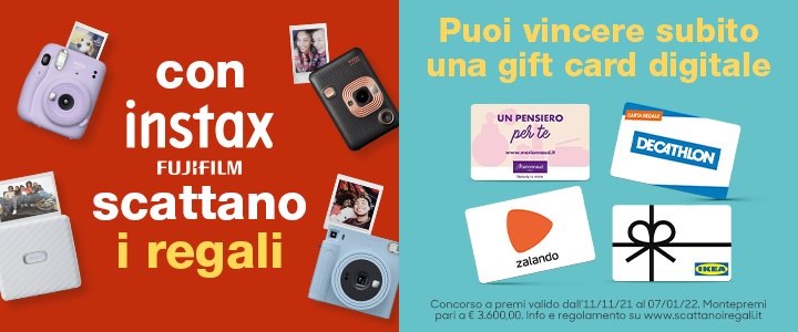 Fujifilm_INSTANT WIN con instax scattano i regali