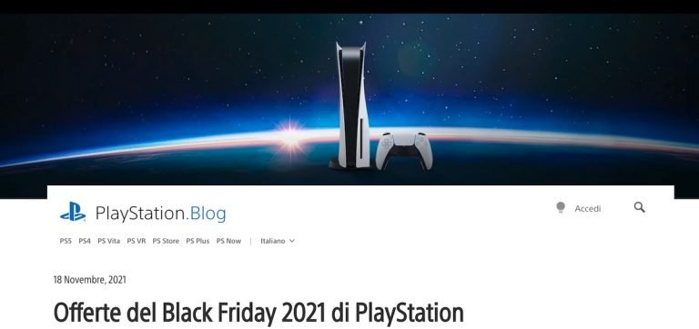 Black Friday Ps5 e Ps4: un mare di sconti sul catalogo fino al 29 novembre