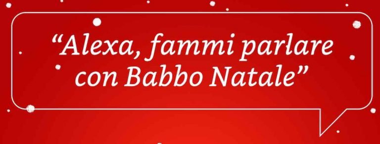 “Alexa, fammi parlare con Babbo Natale”: l’Avvento secondo Amazon
