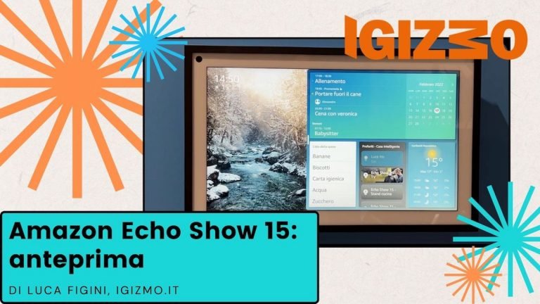 Amazon Echo Show 15: anteprima video e prezzo in Italia