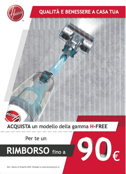 Hoover lancia la consumer promo “Qualità e benessere a casa tua “