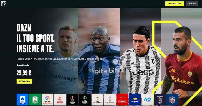 DAZN: rimborso automatico e in regalo un’ulteriore giornata di campionato
