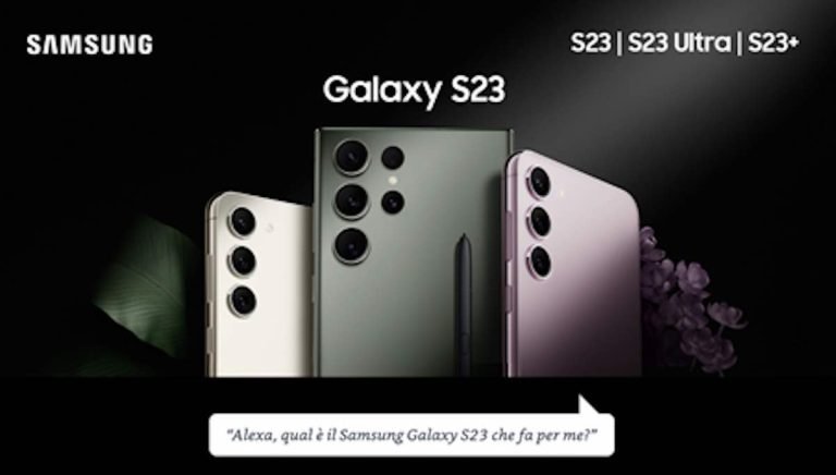 Alexa suggerisce il Galaxy S23 migliore per te