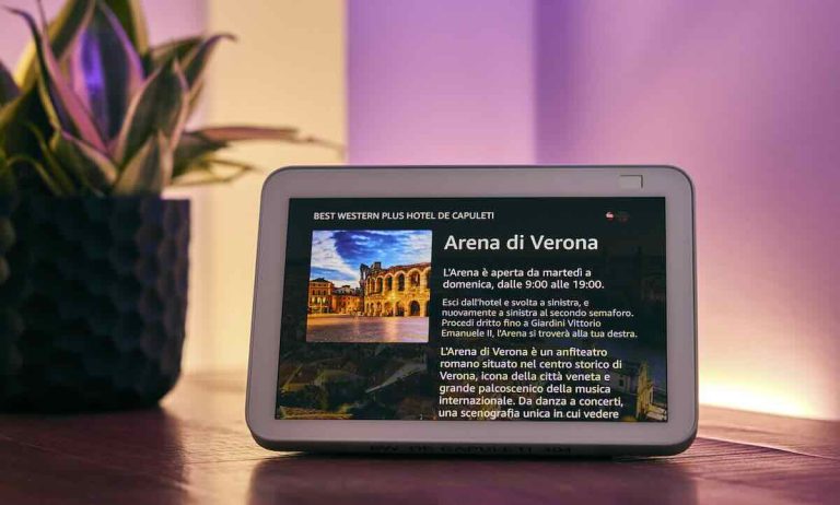 Alexa4Hospitality Arena Verona igizmo Amazon