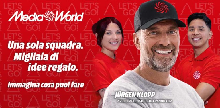 La campagna di Natale di MediaWorld vira sul team e Jürgen Klopp