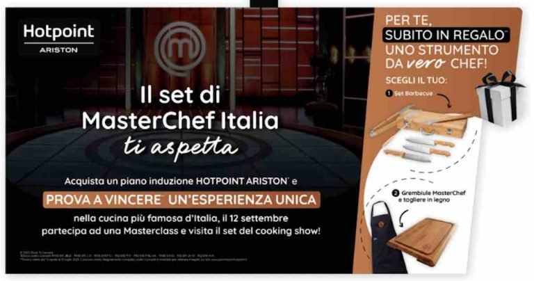 Hotpoint Ariston e MasterChef Italia: concorso per un’esperienza culinaria esclusiva