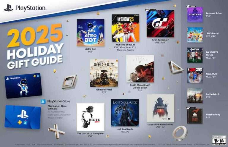 PlayStation lancia la Guida ai Regali per il Natale 2025 tra console, accessori e videogiochi