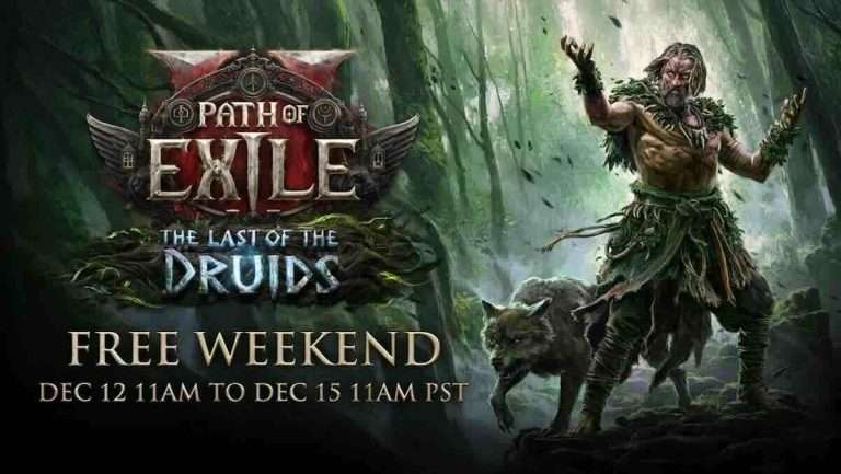 Path of Exile 2: The Last of the Druid, al via il free week end su Pc, Steam, PlayStation, Xbox, ed Epic Games Store